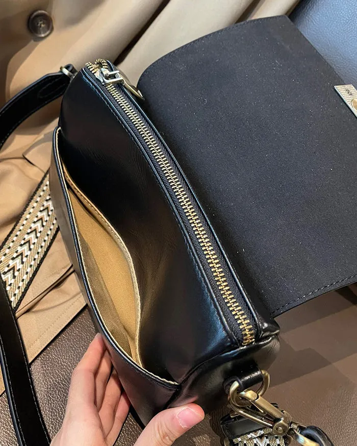 Genuine Leather Shoulder Crossbody Bag