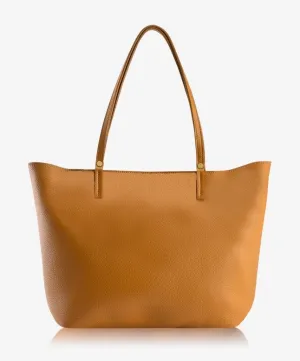 GiGi New York - Tori Tote Camel Napa Luxe