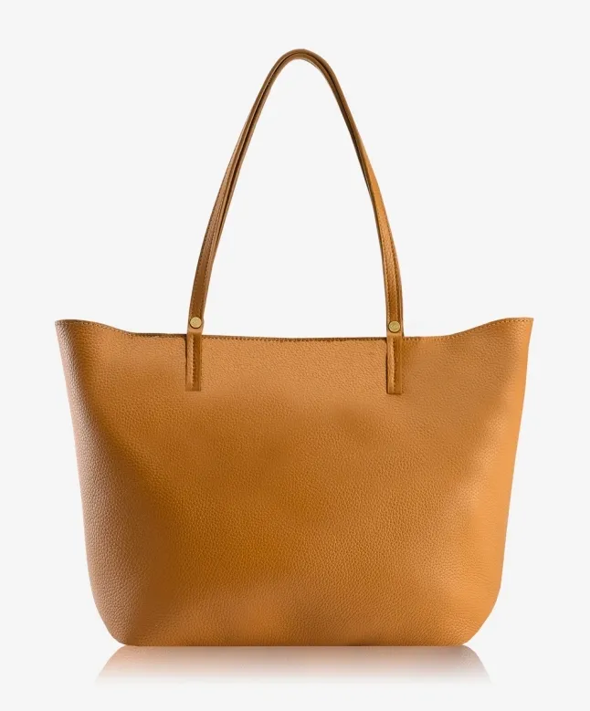 GiGi New York - Tori Tote Camel Napa Luxe