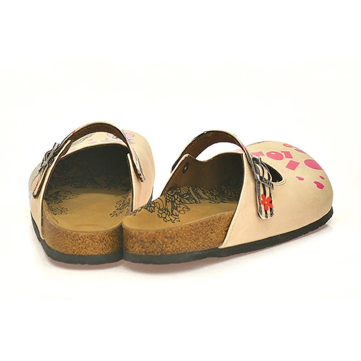 I Love Pisa Clogs CAL803