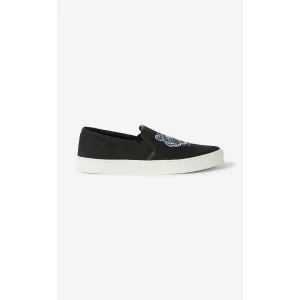 K-SKATE TIGER CANVAS SLIP-ON SNEAKERS