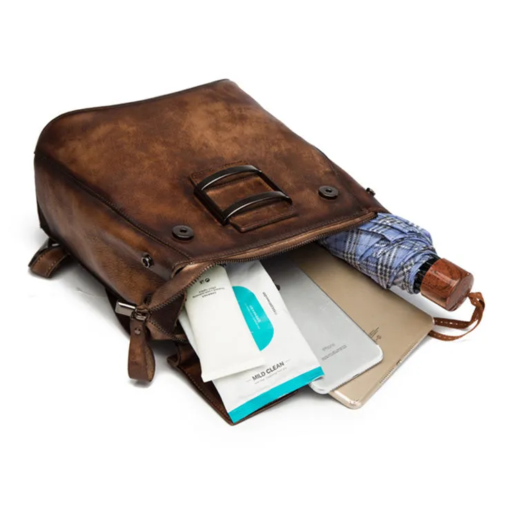 Ladies Leather Backpack Purse Rucksack Shoulder Handbags For Women