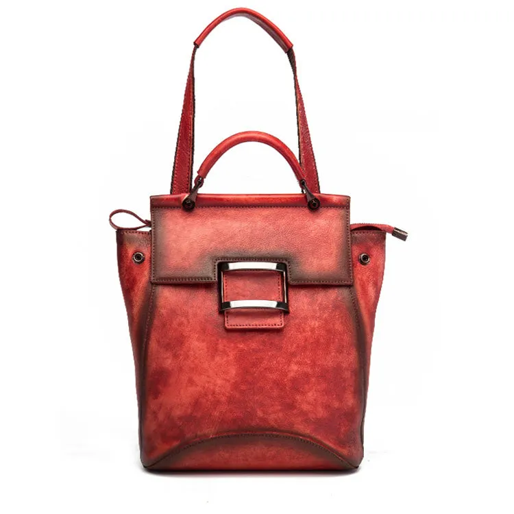 Ladies Leather Backpack Purse Rucksack Shoulder Handbags For Women