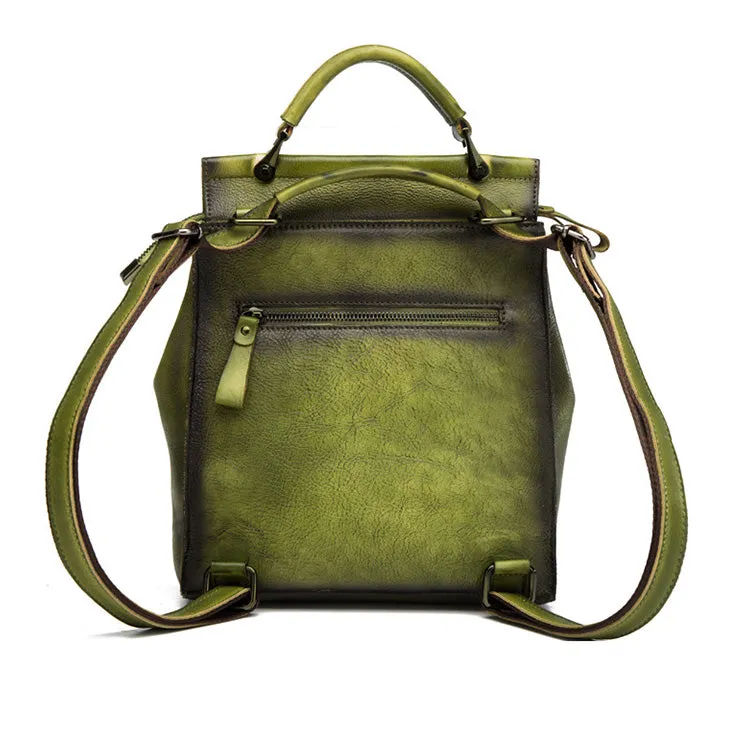 Ladies Leather Backpack Purse Rucksack Shoulder Handbags For Women