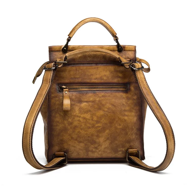 Ladies Leather Backpack Purse Rucksack Shoulder Handbags For Women