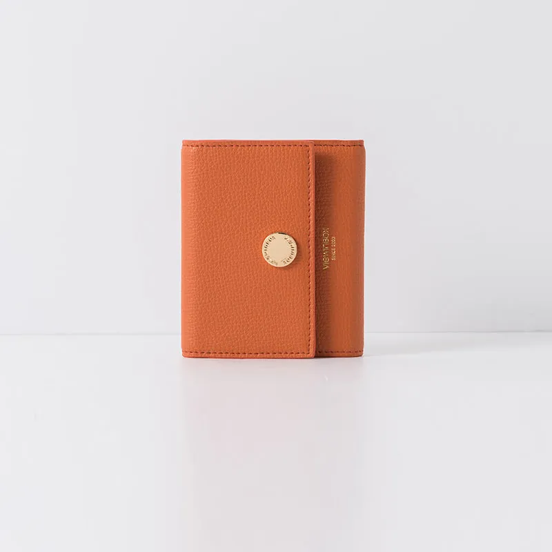 Ladies Small Leather Wallet Purse Short Leather Wallets for Women