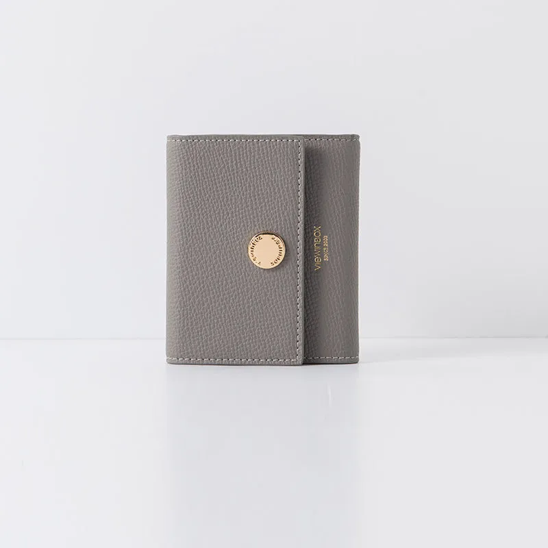 Ladies Small Leather Wallet Purse Short Leather Wallets for Women