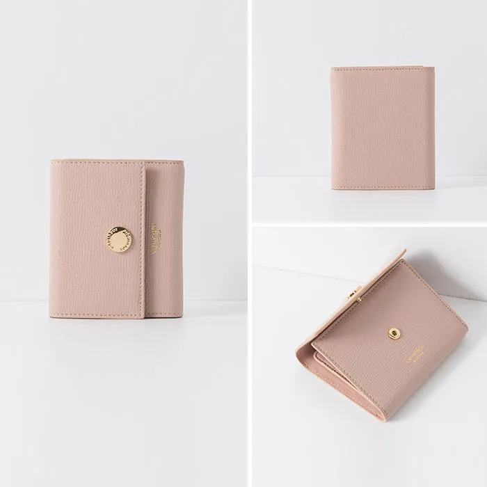 Ladies Small Leather Wallet Purse Short Leather Wallets for Women