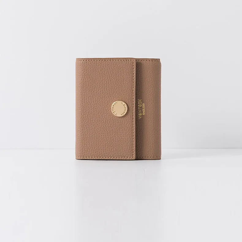 Ladies Small Leather Wallet Purse Short Leather Wallets for Women
