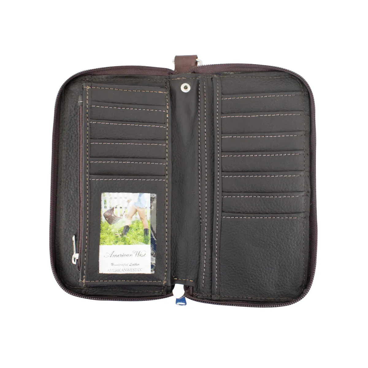 Ladies' Zip-Around Wallets - Sand