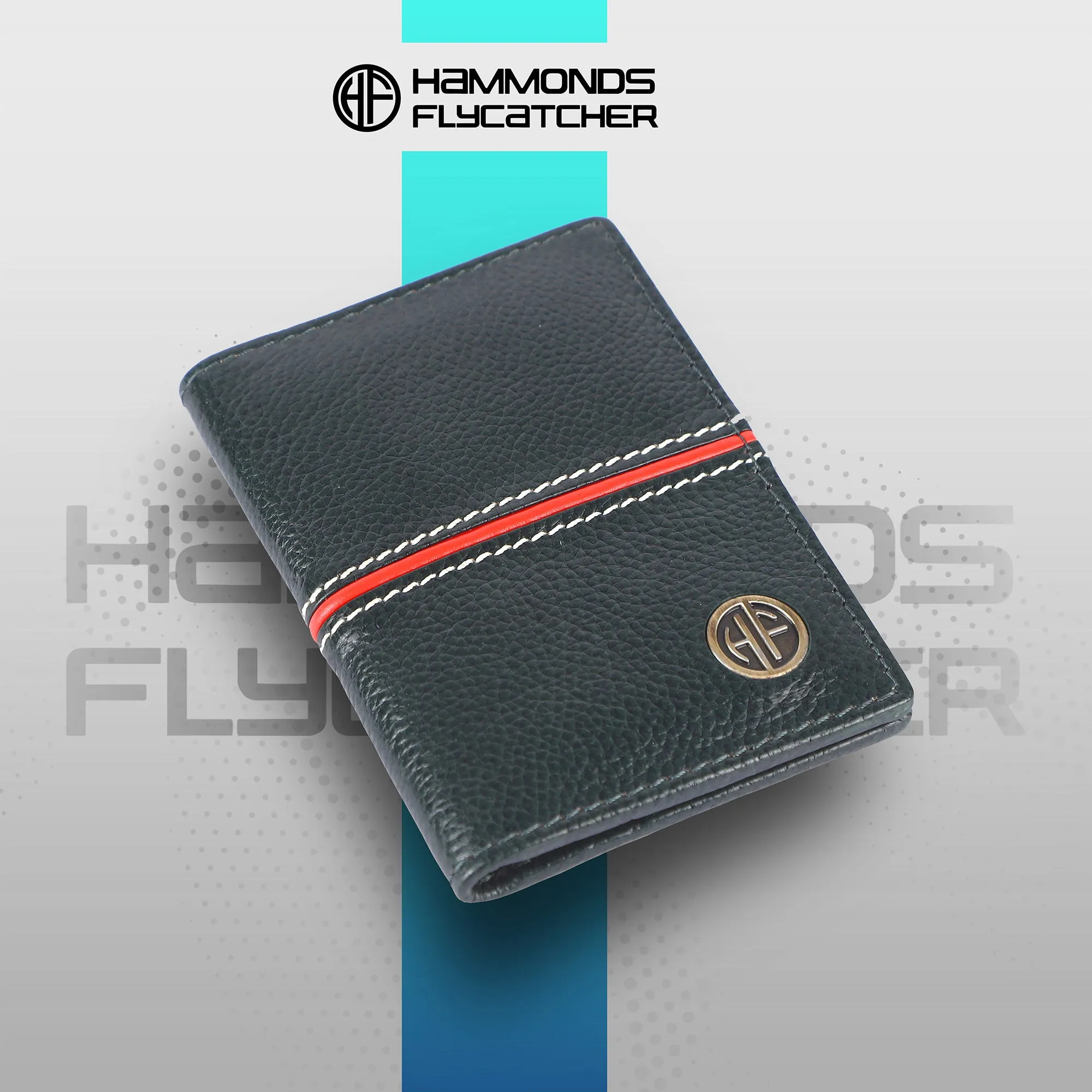 Leather Card Holder Wallet for Men and Women - Genuine Leather - Slim - RFID Protected - 6 Slots for ATM Credit/Debit Card