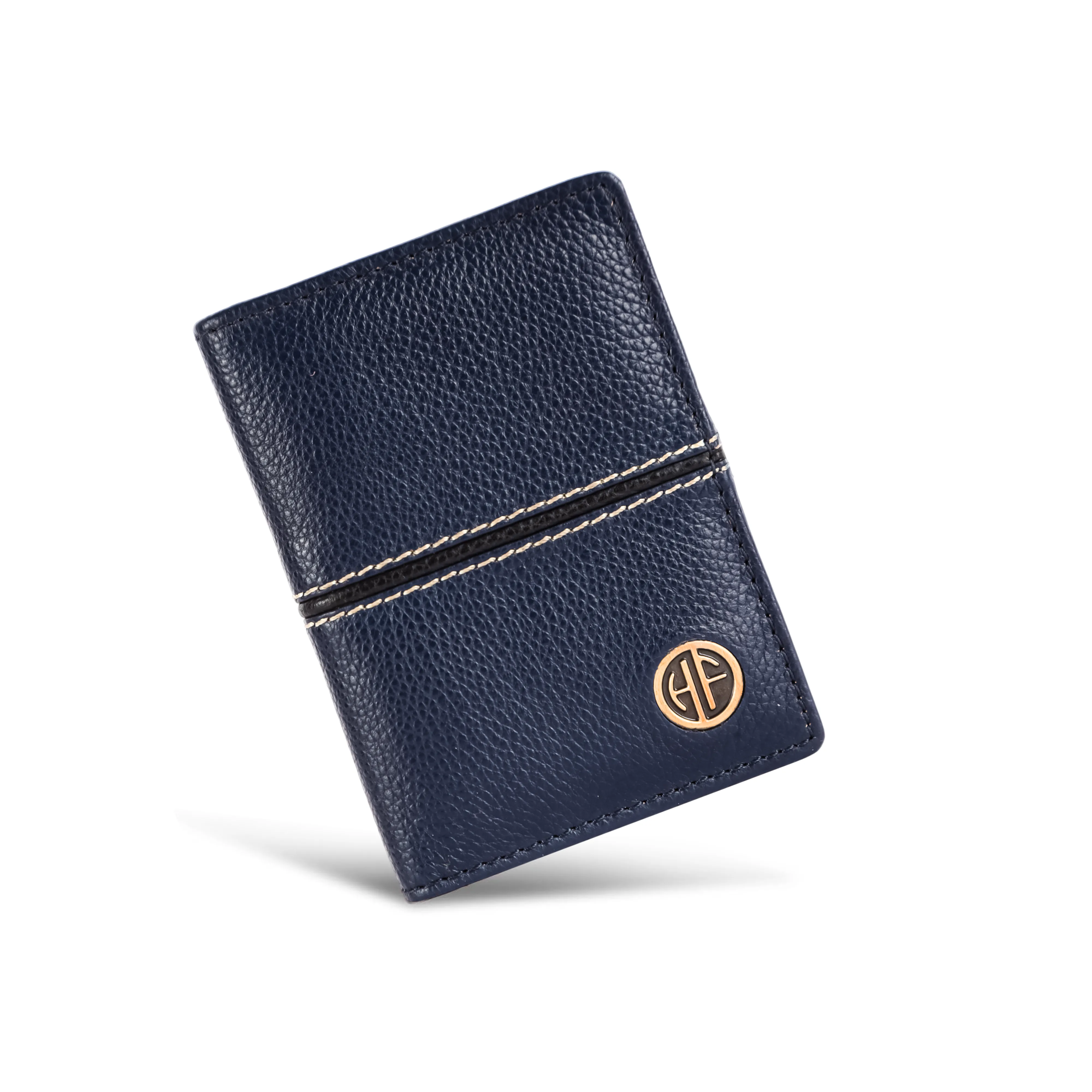 Leather Card Holder Wallet for Men and Women - Genuine Leather - Slim - RFID Protected - 6 Slots for ATM Credit/Debit Card