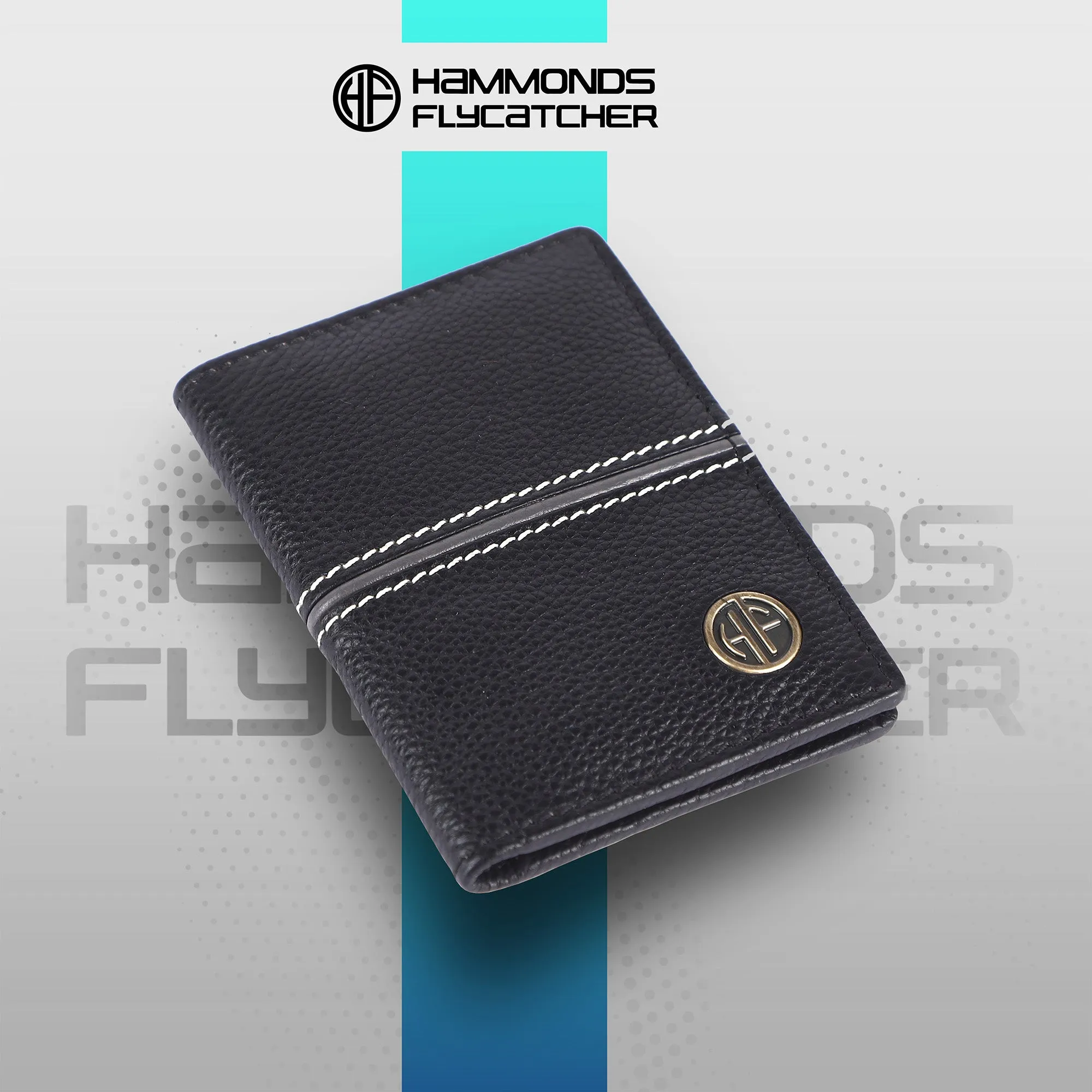 Leather Card Holder Wallet for Men and Women - Genuine Leather - Slim - RFID Protected - 6 Slots for ATM Credit/Debit Card