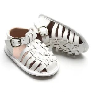 Leather Indie Sandal | Color 'Cotton' | Soft Sole