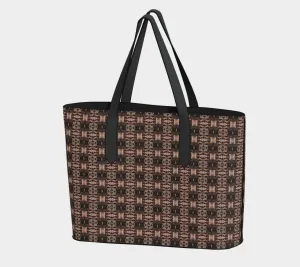 Leaves and Twigs 2 Vegan Leather Tote Bag