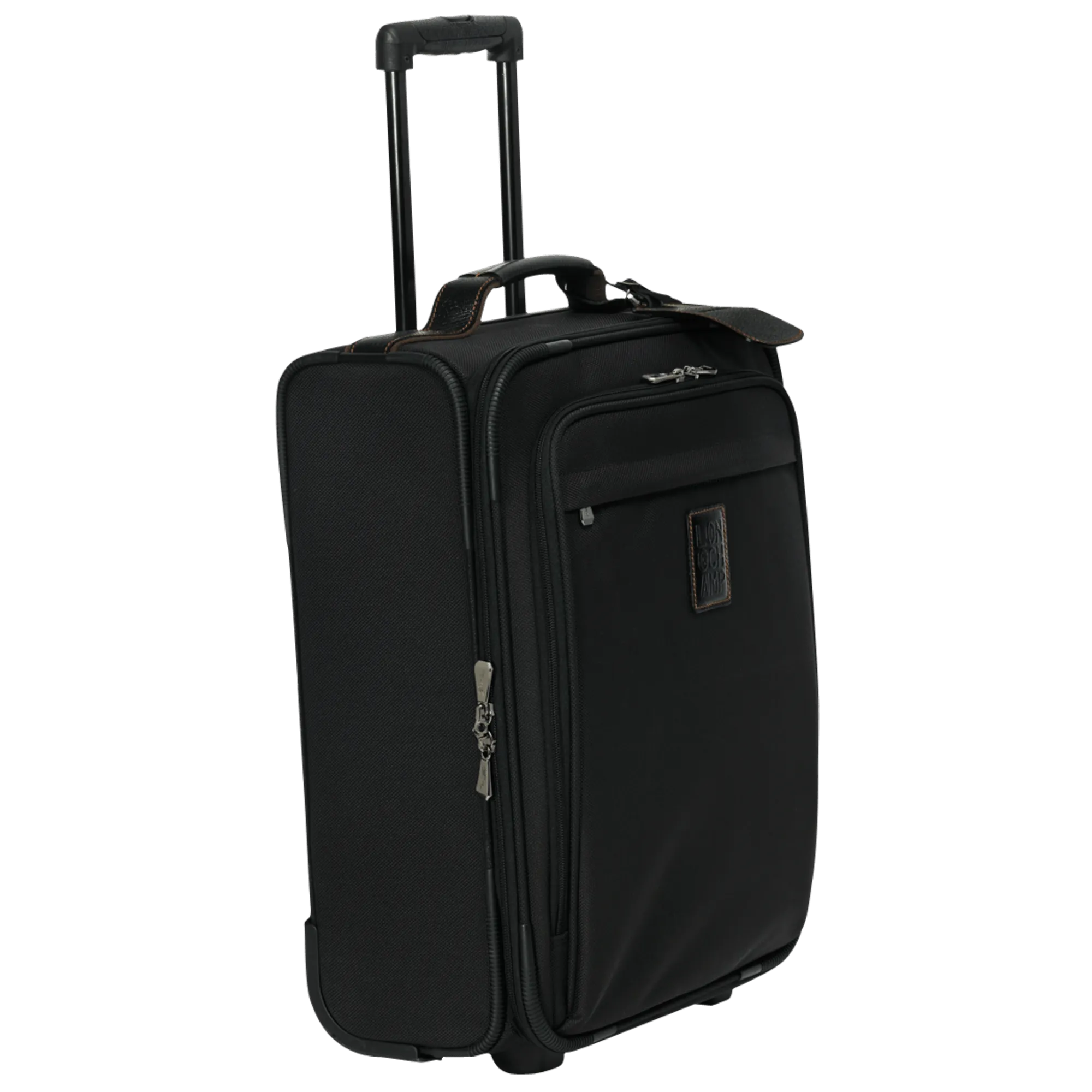 Longchamp Boxford S Suitcase Recycled Canvas in Black