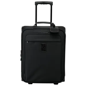 Longchamp Boxford S Suitcase Recycled Canvas in Black