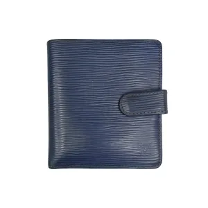 LOUIS VUITTON BLUE EPI LEATHER WALLET