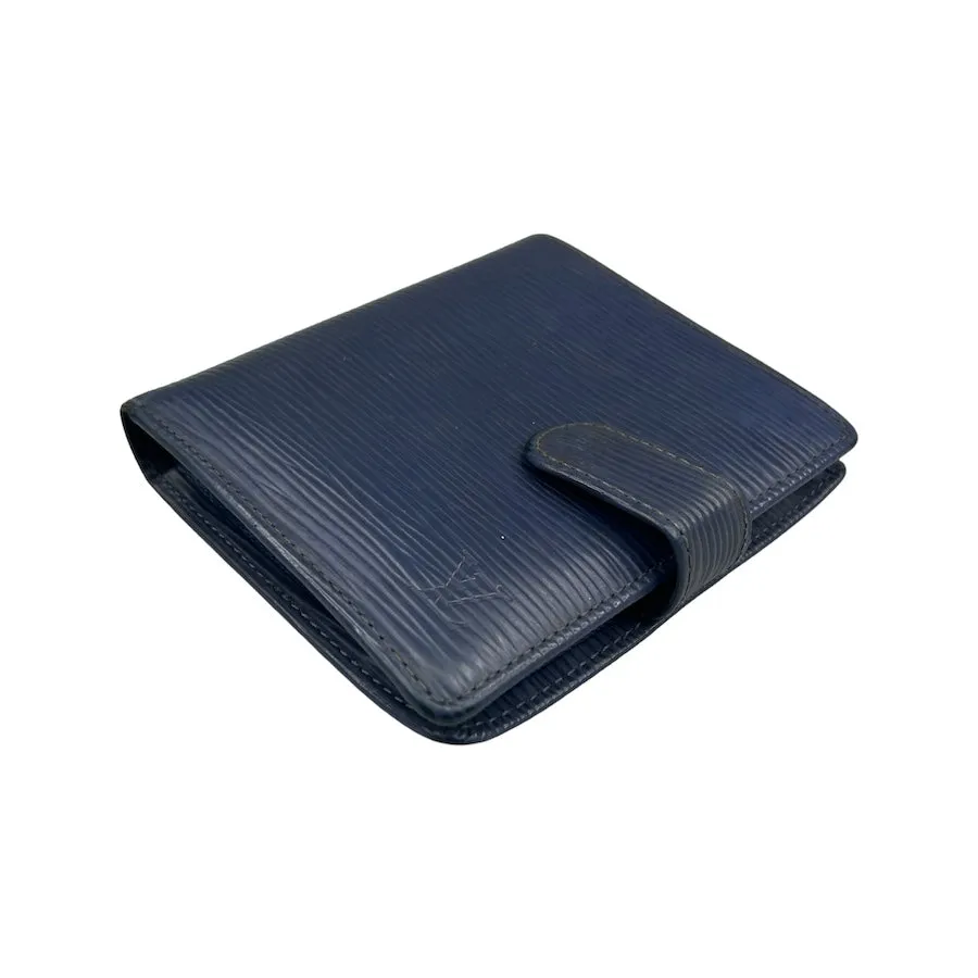 LOUIS VUITTON BLUE EPI LEATHER WALLET