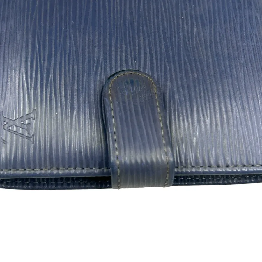 LOUIS VUITTON BLUE EPI LEATHER WALLET