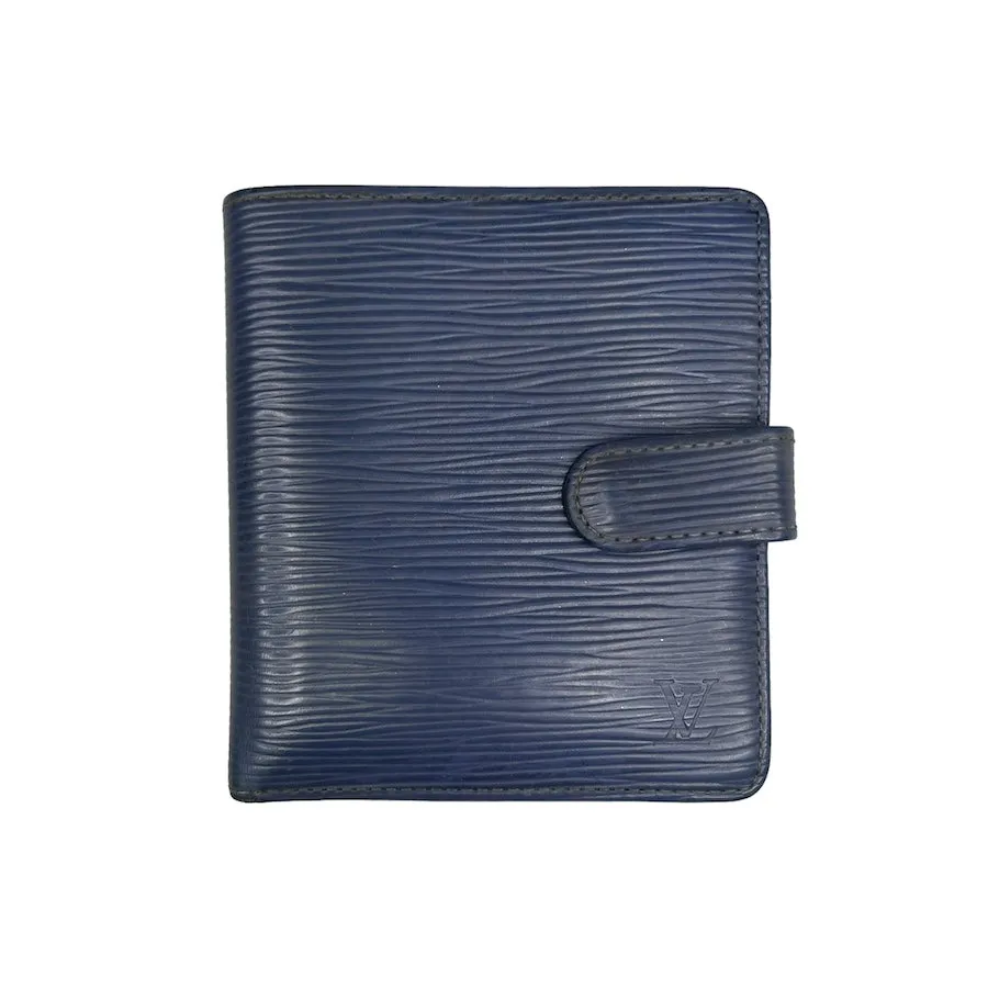 LOUIS VUITTON BLUE EPI LEATHER WALLET
