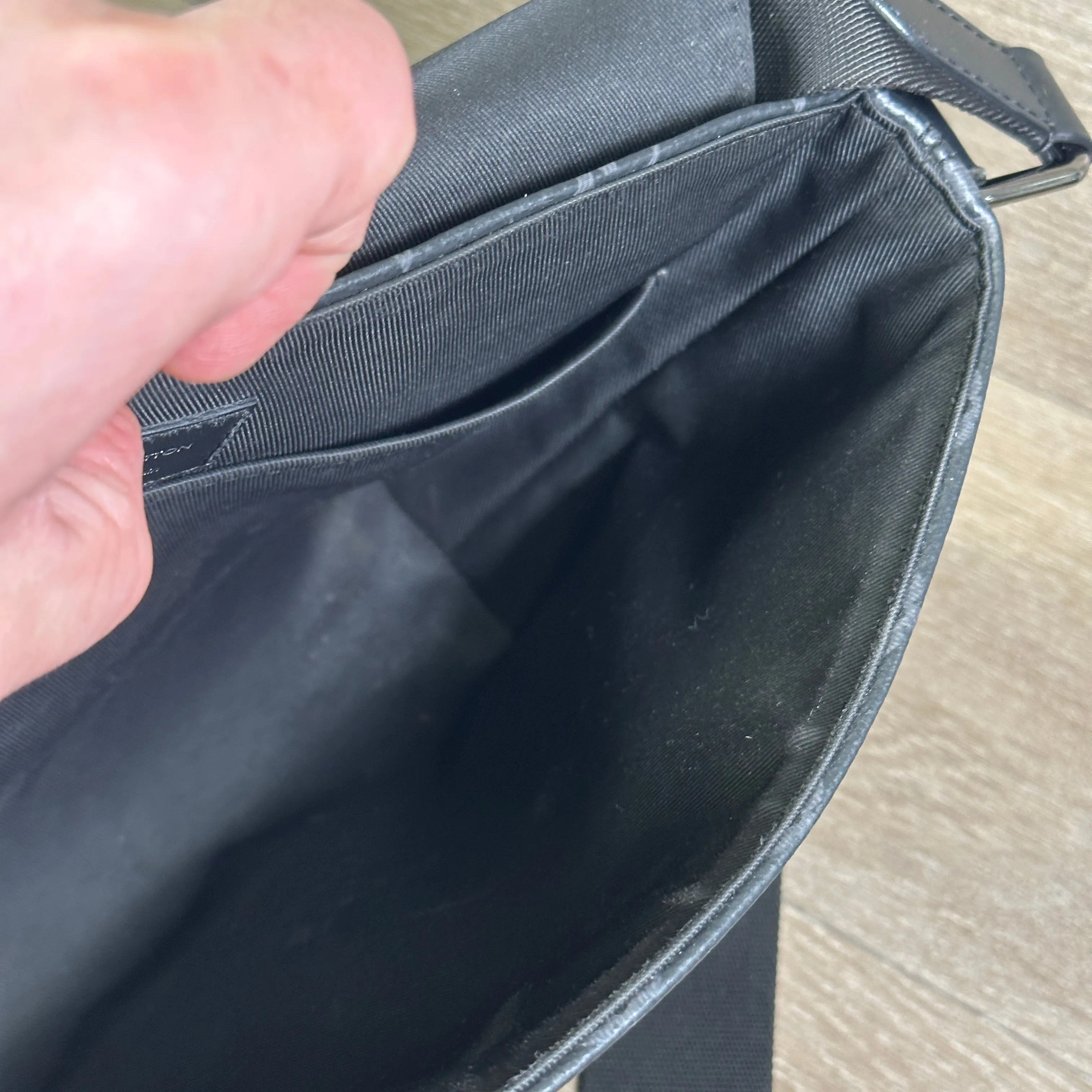 Louis Vuitton District Messenger Bag Monogram Eclipse Canvas PM