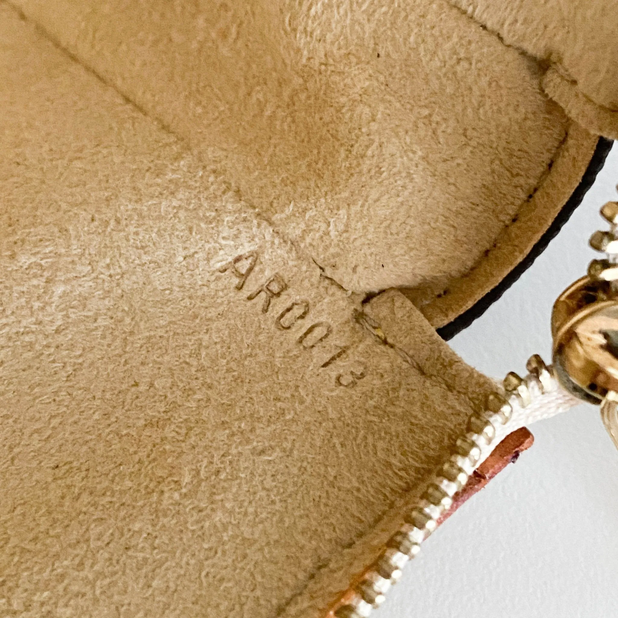 Louis Vuitton x Takashi Murakami 2003 Cherry Blossom Monogram Canvas Pochette Accessoire Mini Shoulder Bag