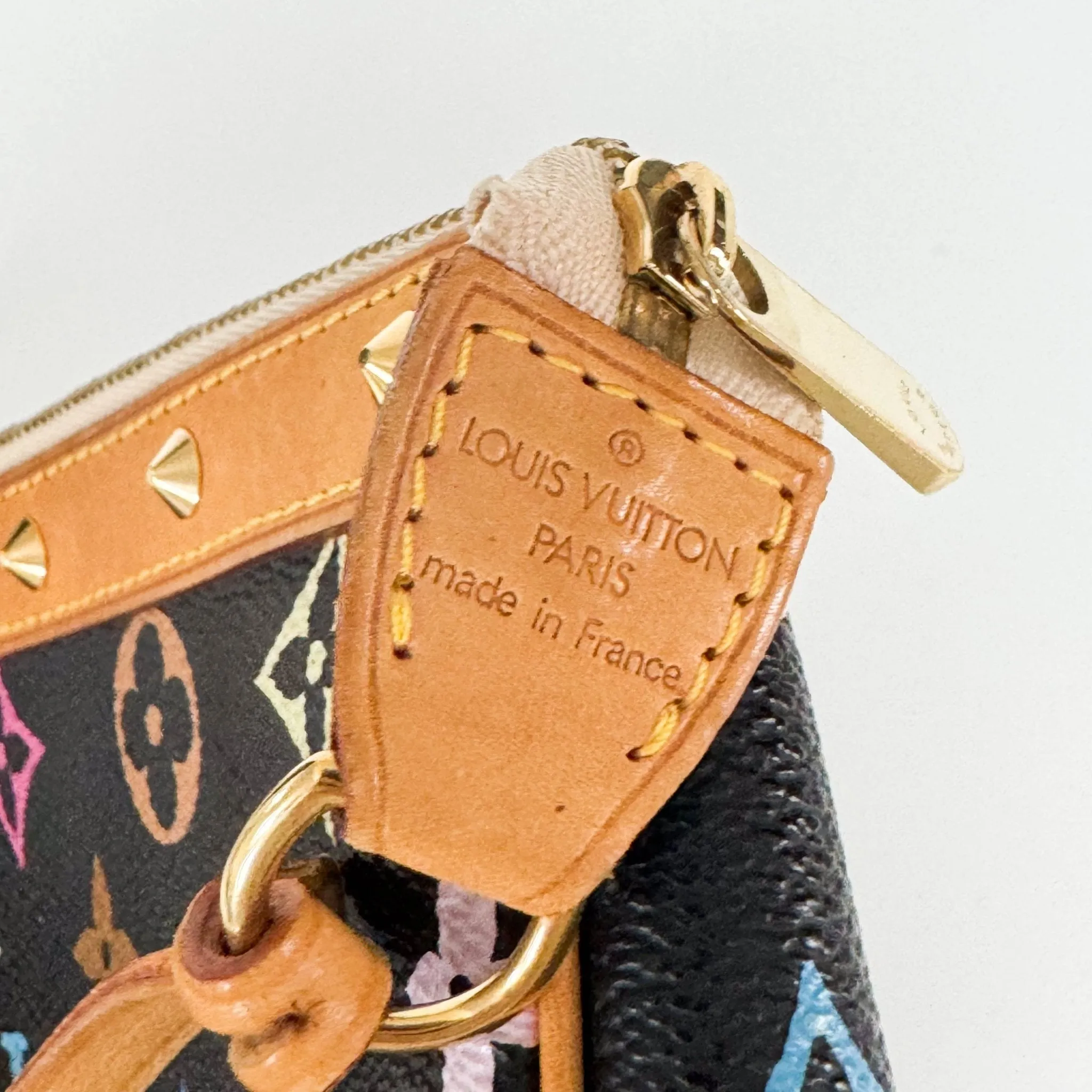 Louis Vuitton x Takashi Murakami Pochette Accessoire Monogram Multicolour Black