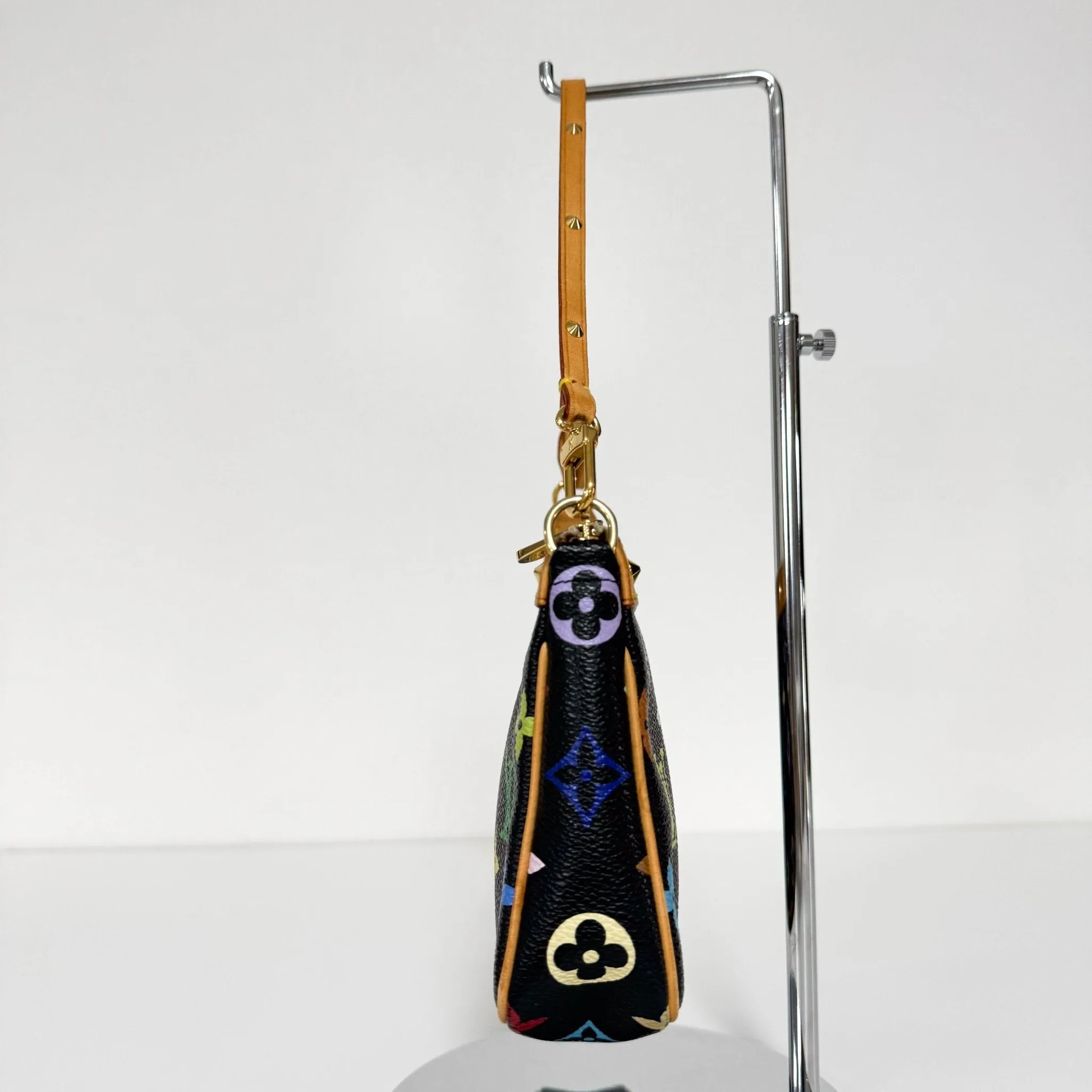 Louis Vuitton x Takashi Murakami Pochette Accessoire Monogram Multicolour Black