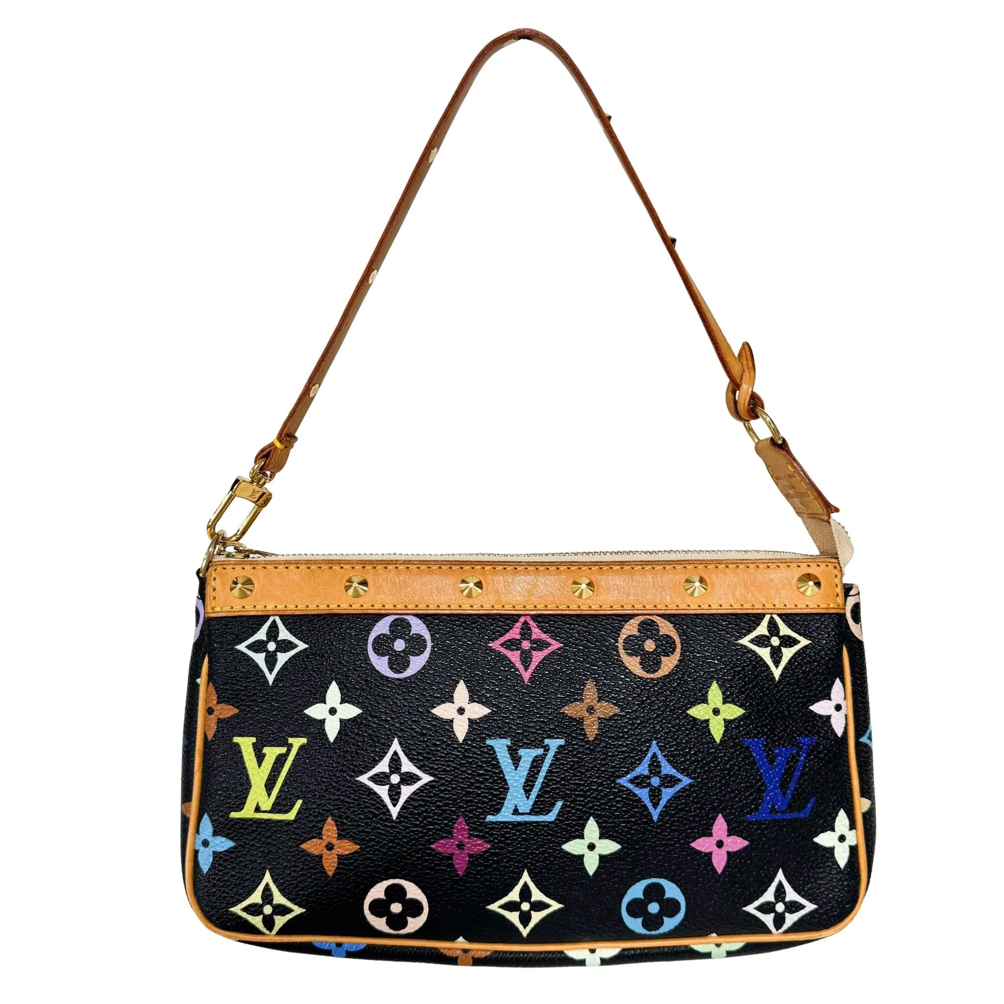 Louis Vuitton x Takashi Murakami Pochette Accessoire Monogram Multicolour Black