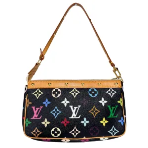 Louis Vuitton x Takashi Murakami Pochette Accessoire Monogram Multicolour Black
