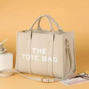 LuxeScript™ Embossed Tote Bag