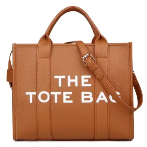 LuxeScript™ Embossed Tote Bag