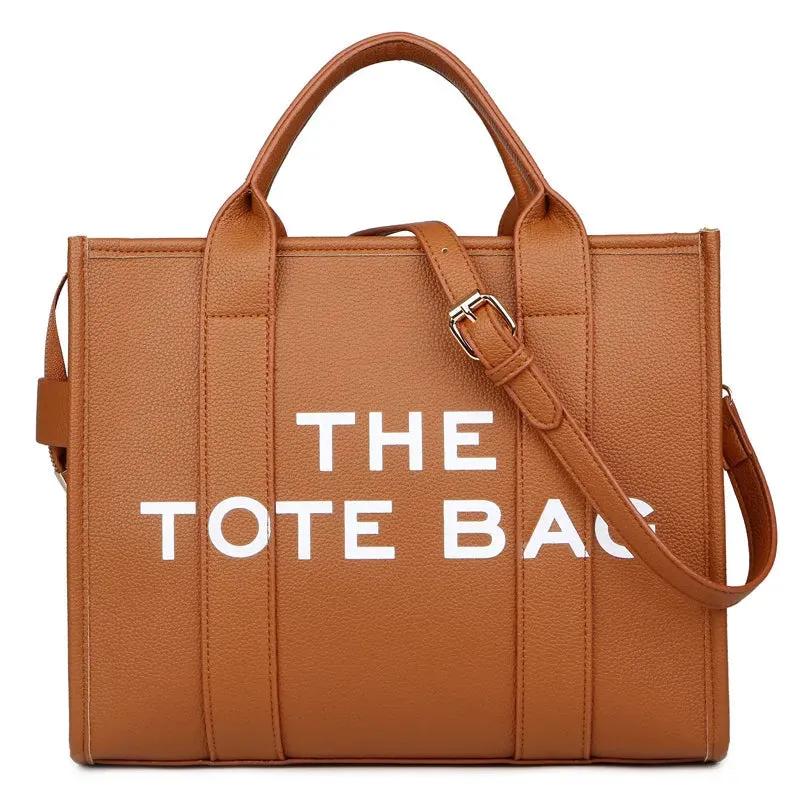 LuxeScript™ Embossed Tote Bag