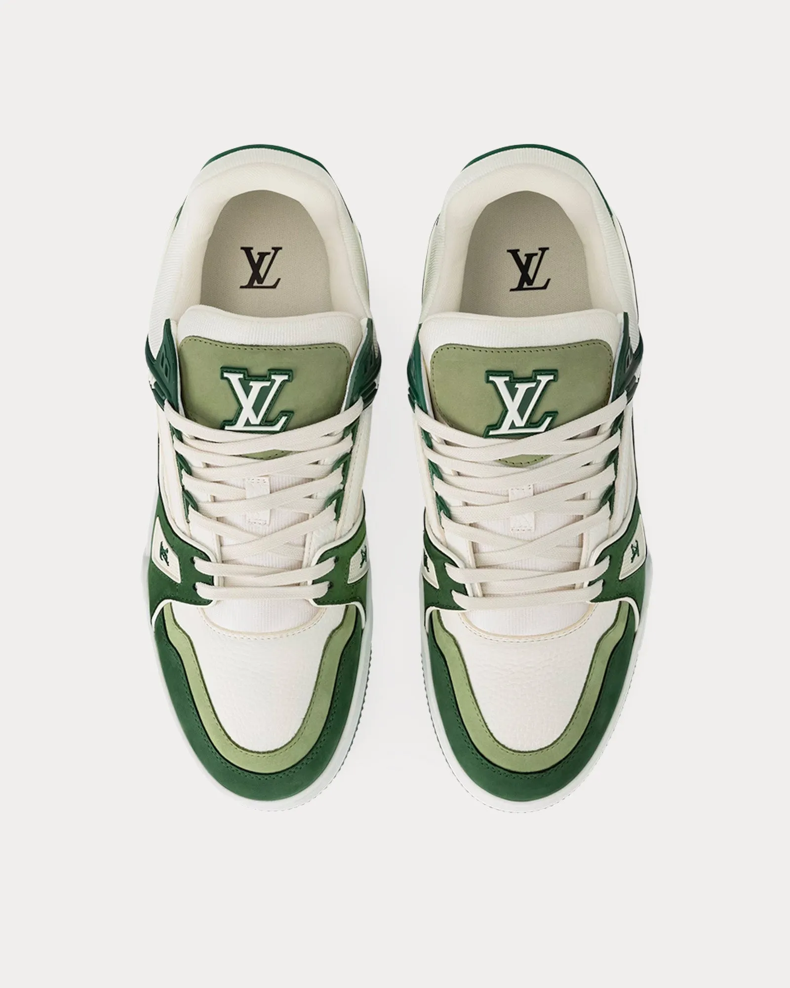 LV Trainers Kaki Low Top Sneakers