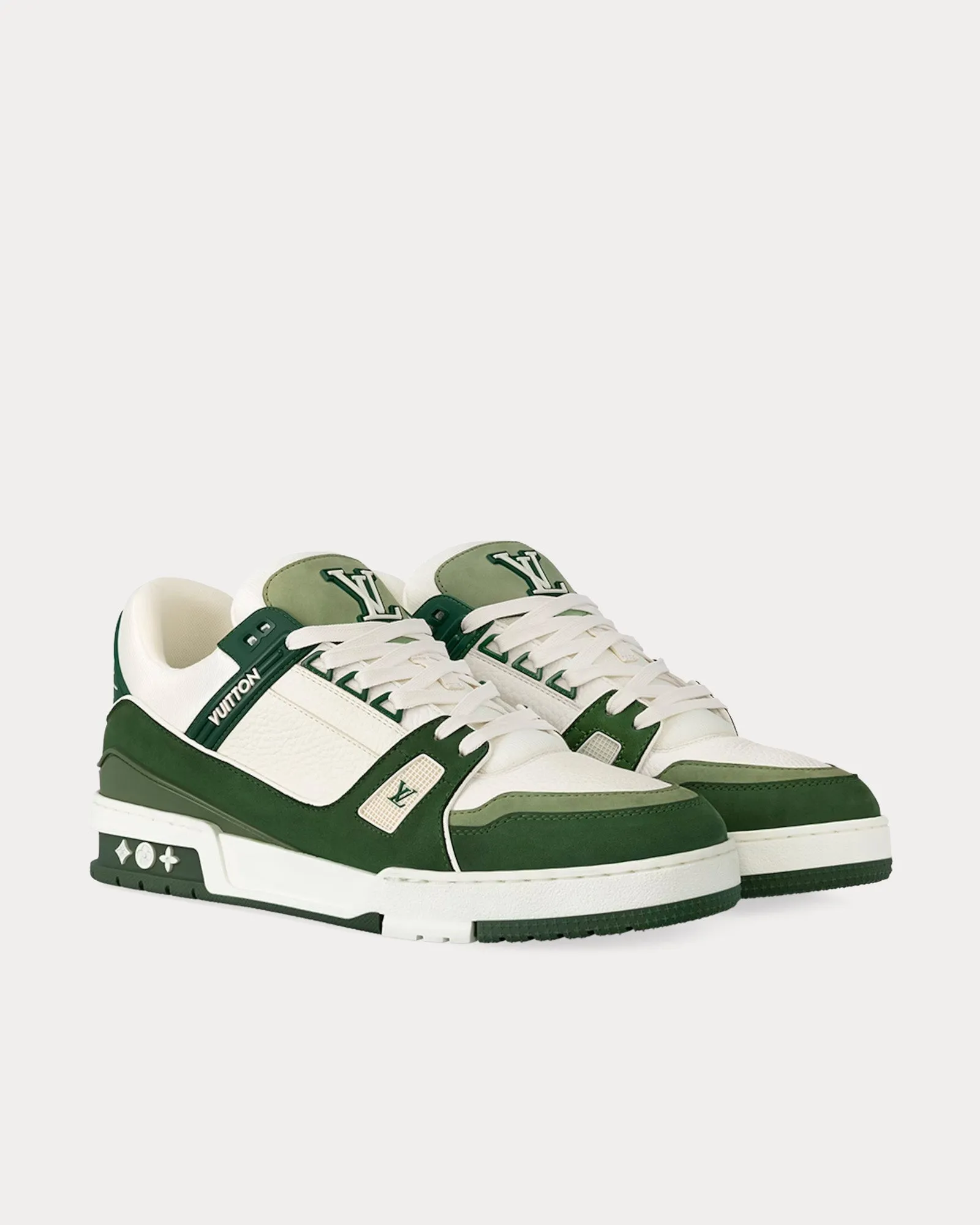 LV Trainers Kaki Low Top Sneakers