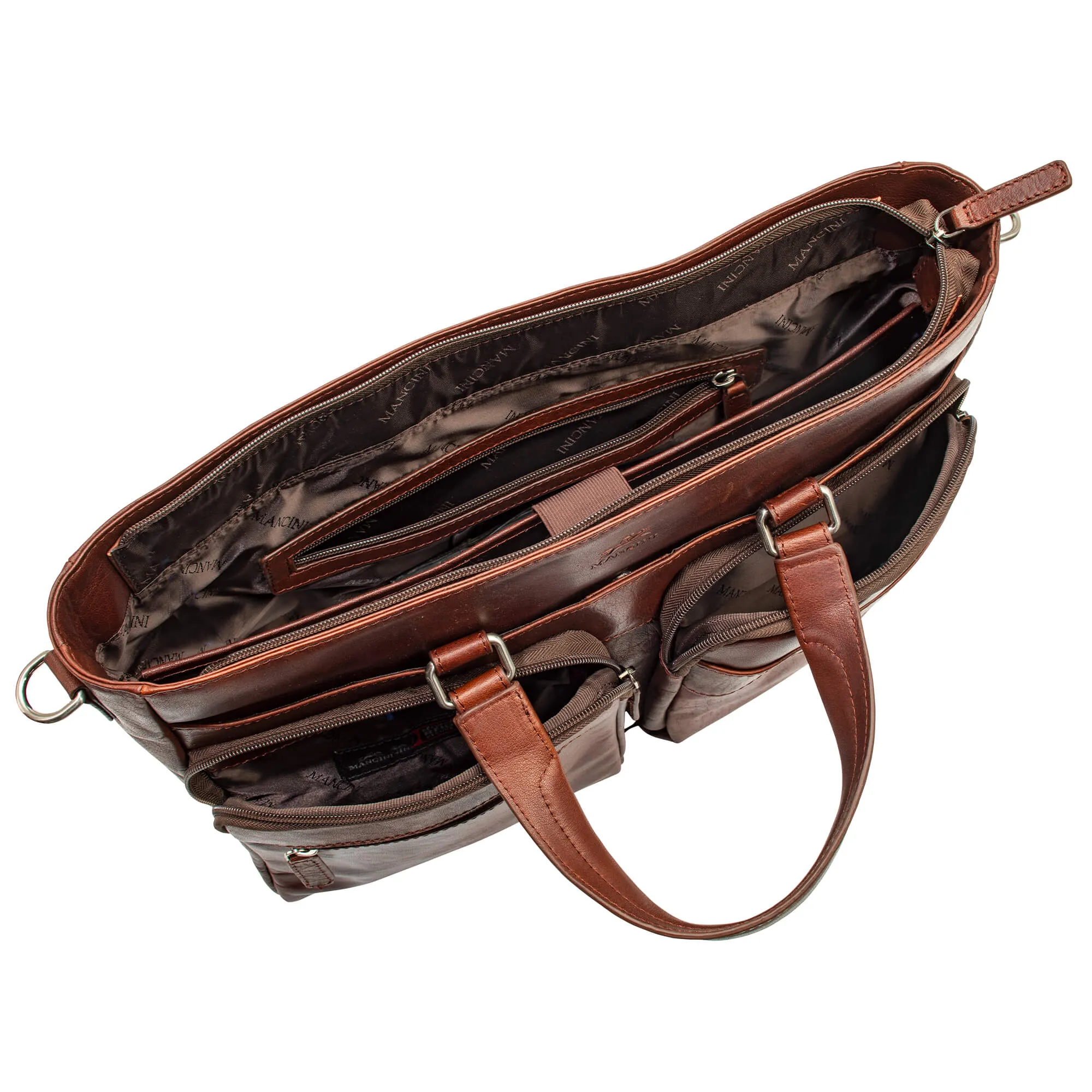 Mancini Buffalo Tote for 14” laptop