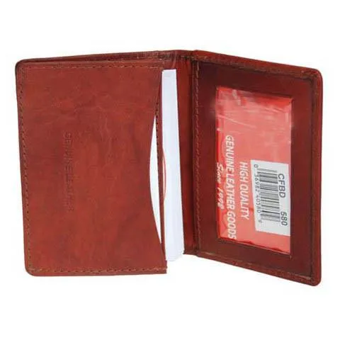 Men's Genuine Leather Bi-Fold Wallet Supplier - Tan