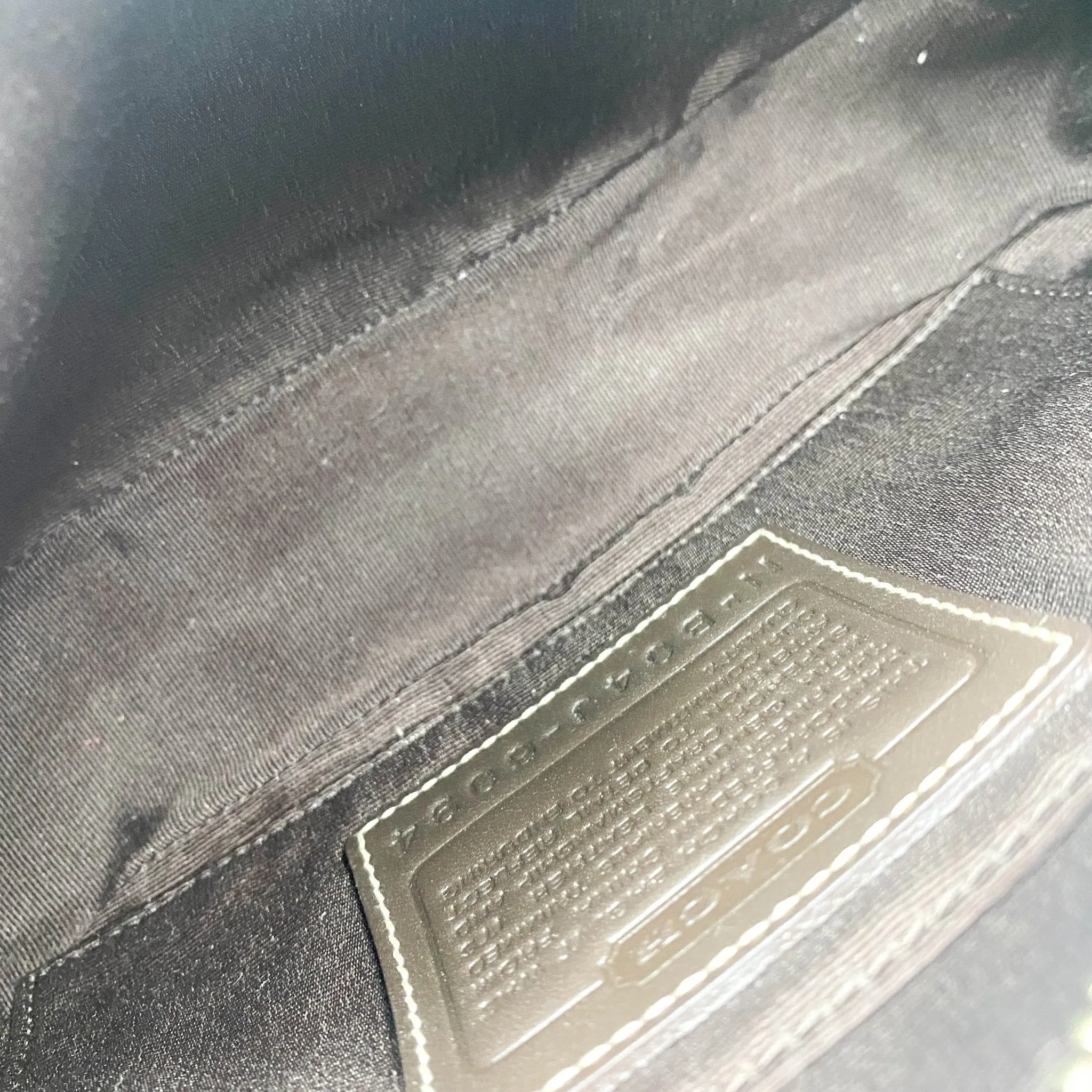 Mini Shoulder Bag In Brown Signature Canvas / Leather