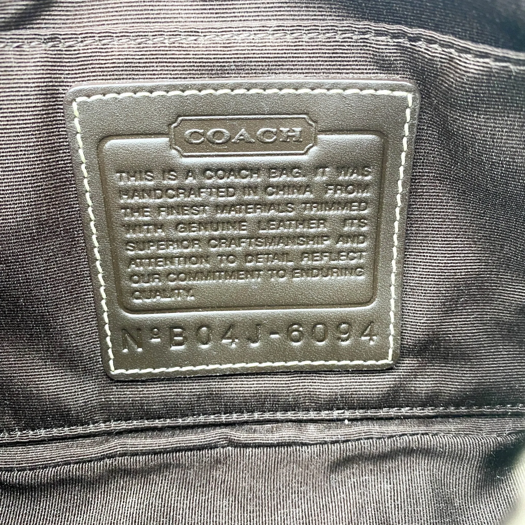 Mini Shoulder Bag In Brown Signature Canvas / Leather