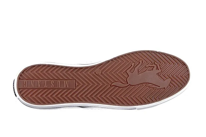 Mustang Grey Canvas Slip on Style H