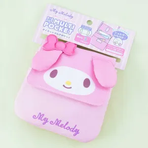 My Melody Die-Cut Multi-Pocket Sling Bag