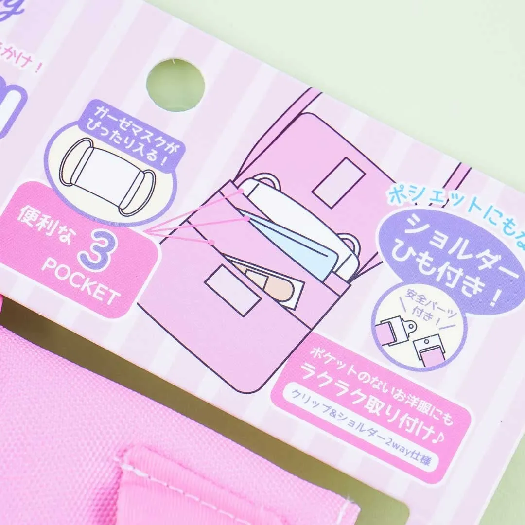 My Melody Die-Cut Multi-Pocket Sling Bag