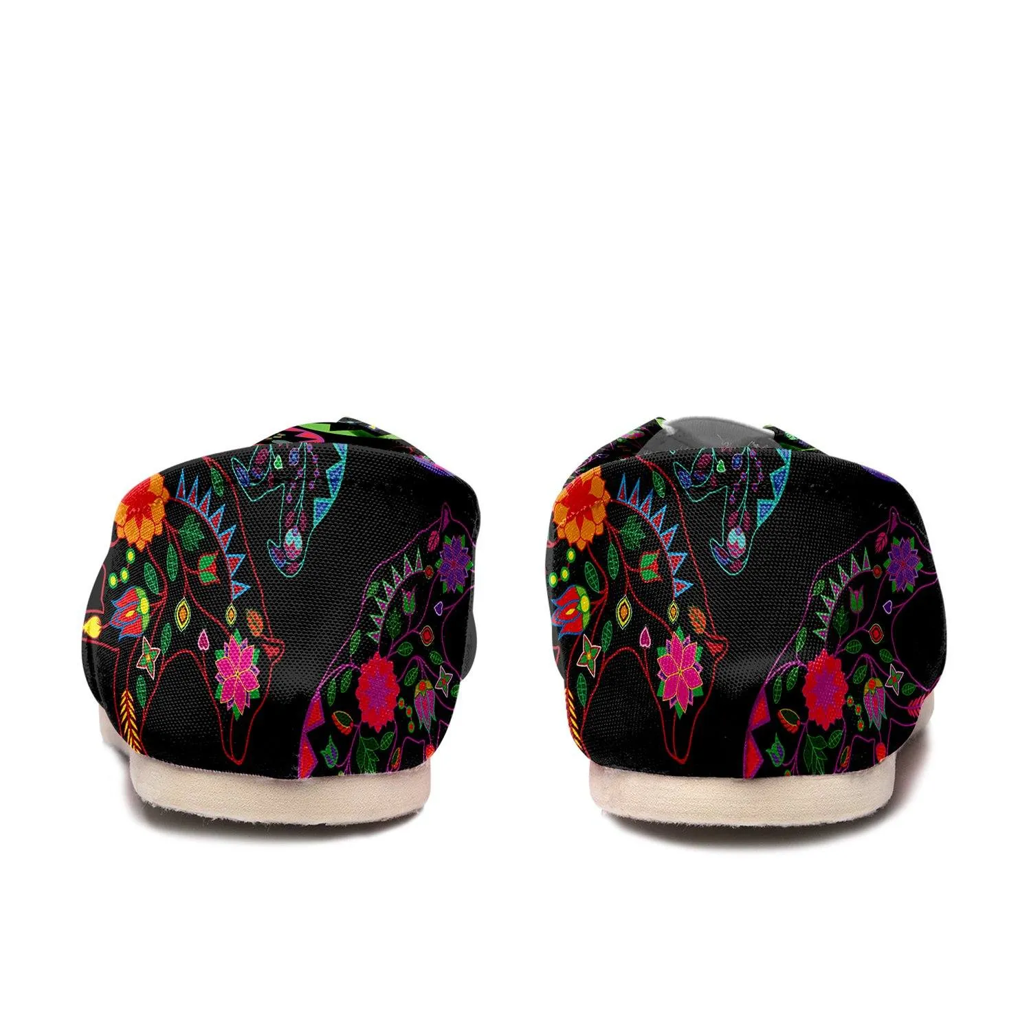 Neon Floral Bears Slip On