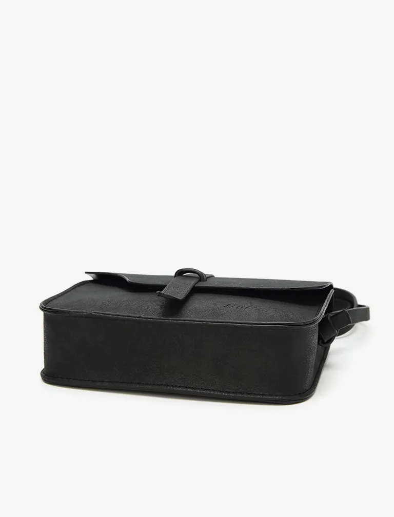 Nubuck Leather Crossbody Bag