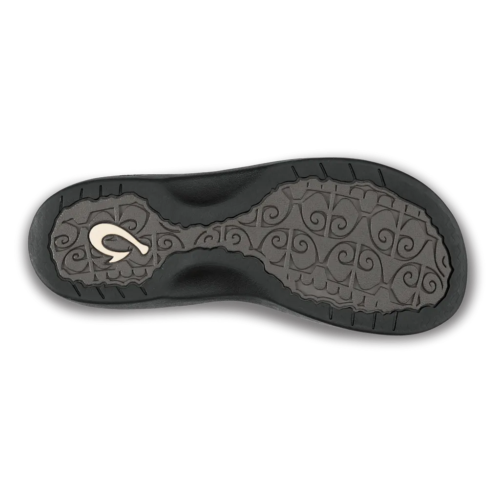 OluKai Women's Ohana Sandals- White/Black