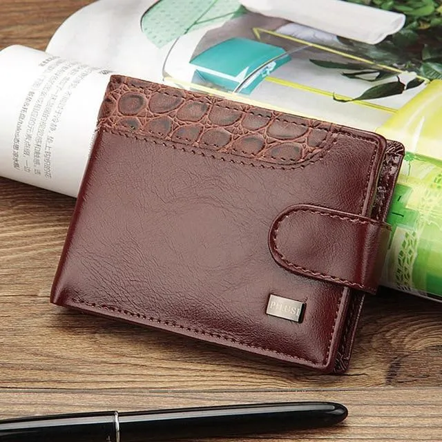 Premium Patchwork Leather Wallet