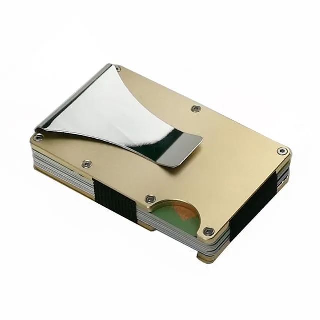 Premium RFID Blocking Metal Card Holder - 5 Colors