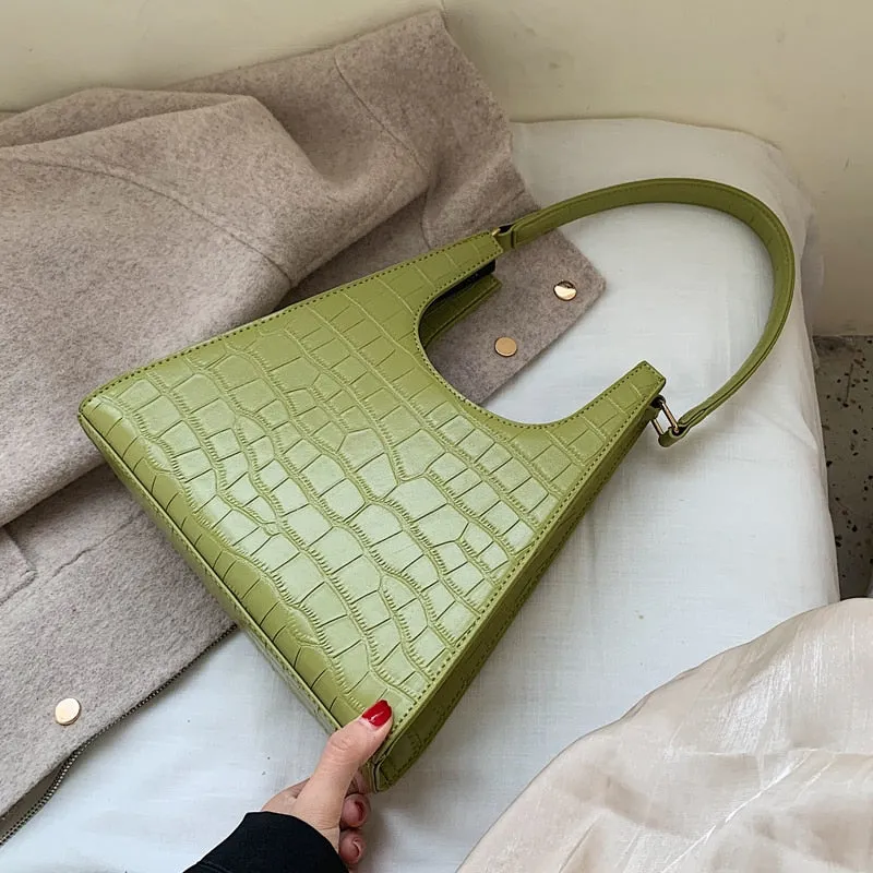 PU Leather Female Tote Travel Shoulder bag
