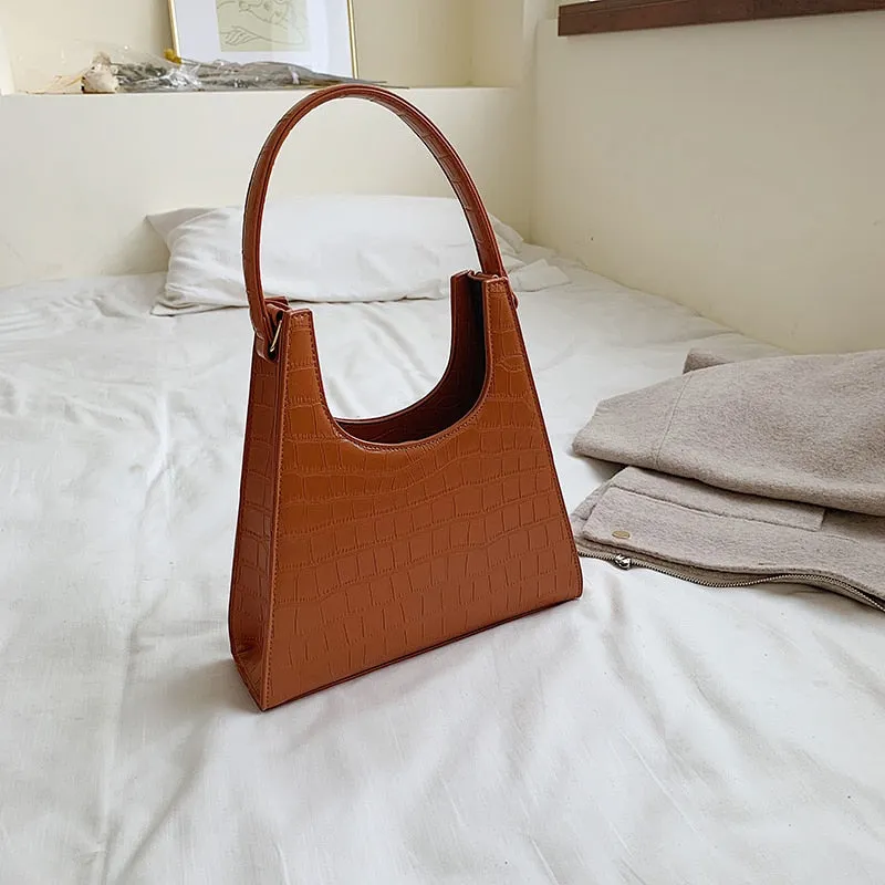 PU Leather Female Tote Travel Shoulder bag